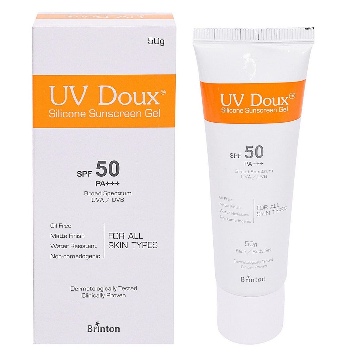 Uv Doux Silicone Sunscreen Gel Spf 50+ 50G