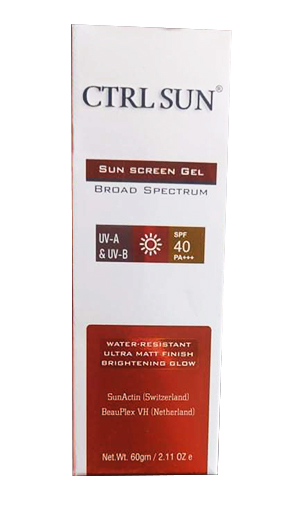 CTRL SUNSCREEN GEL SPF 40, 60 GM